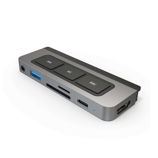 HYPER HD449 laptop dock/port replicator Grey