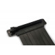 PHANTEKS PCIe x16 Riser Ribbon Cable, 90 degrees, 22cm - black