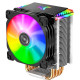 Jonsbo CR-1400 CPU Cooler, ARGB - 92mm, black