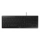 CHERRY STREAM keyboard Office USB QWERTZ German Black