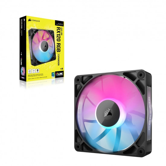 Corsair iCUE LINK RX120 RGB Computer case Fan 12 cm Black 1 pc(s)