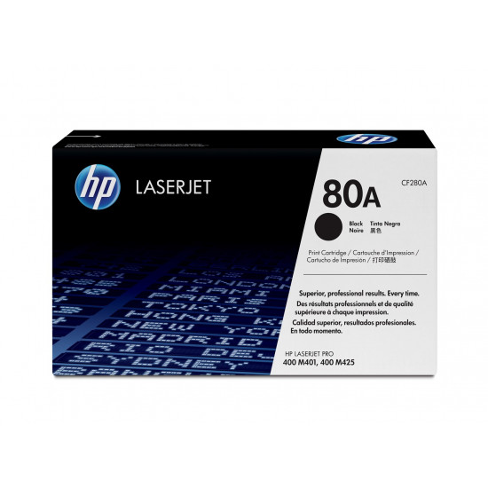 HP 80A - sort - original - LaserJet -