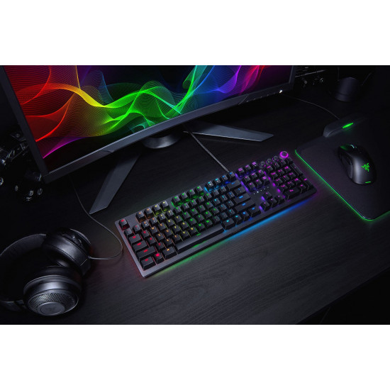 Razer Keyboard Huntsman Elite Gaming (UK) Black Clicky Optical Switch