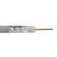 Coaxial cable DIGITUS RG-6, 75 Ohm, shield (2x foil + 77% braid), Eca, PVC, 100m, white