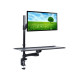 Maclean Monitor and Keyboard Mount, for Standing Up Work, MC-681