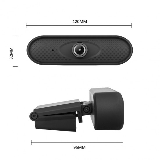 USB Nano RS RS680 HD 1080P (1920x1080) webcam with built-in microphone,