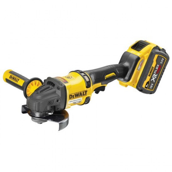 DEWALT DCG418X2-QW angle grinder 125mm 54V FV 2x9Ah Black, Yellow