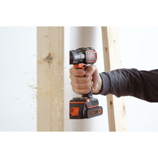 Black & Decker ASD18K Keyless Black,Orange