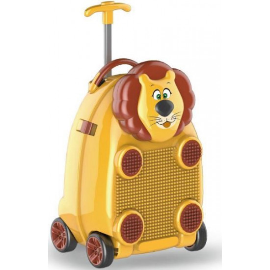 Building blocks plus a travel suitcase for children Lion 3D 1091708