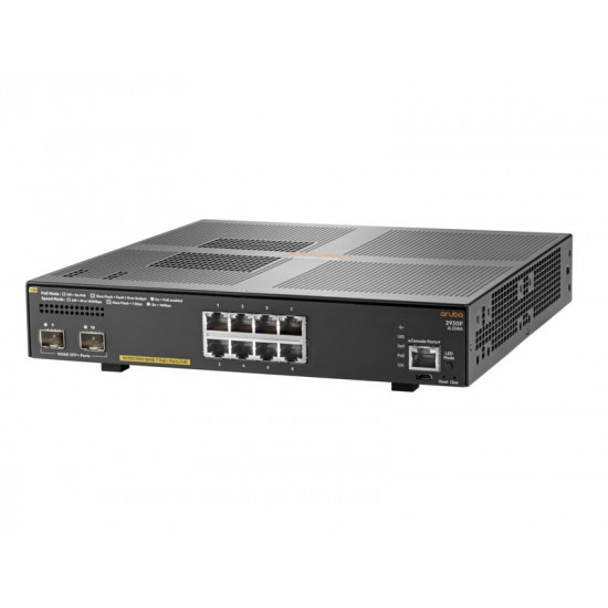 HPE Aruba Networking 2930F 8G PoE+ 2SFP+ Managed L3 Gigabit Ethernet (10/100/1000) Power over Ethernet (PoE) 1U