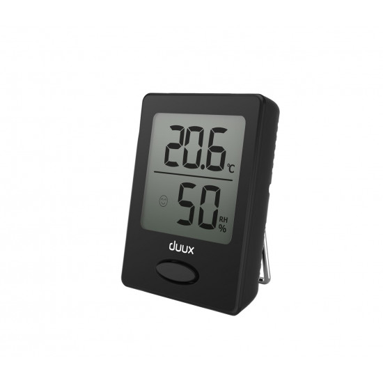 Duux | Sense | Black | LCD display | Hygrometer + Thermometer