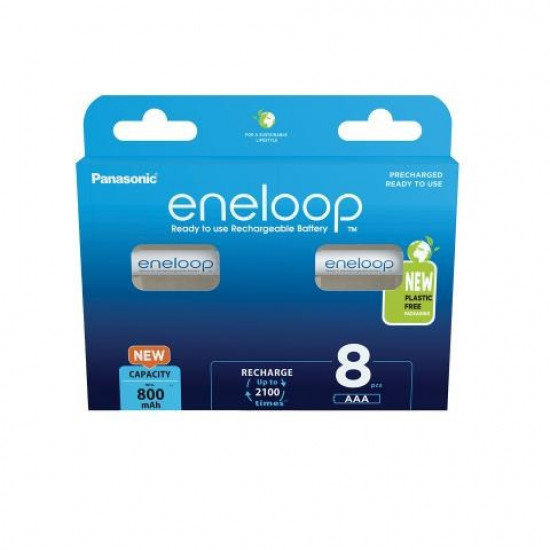 Panasonic | ENELOOP BK-4MCDE/8BE | AAA | 800 mAh | 8 pc(s)