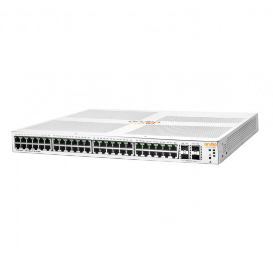 HPE Aruba Networking Aruba Instant On 1930 48G Class4 PoE 4SFP/SFP+ 370W Managed L2+ Gigabit Ethernet (10/100/1000) Power over Ethernet (PoE) 1U White