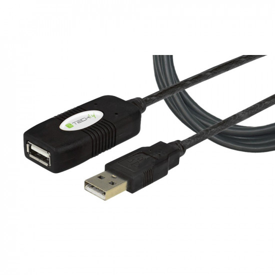 Techly Active Extension Cable USB 2.0 Hi-Speed 10m IUSB-REP10TY