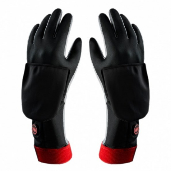 GLOVII HEATED LEATHER GLOVES L-XL, GIBXL