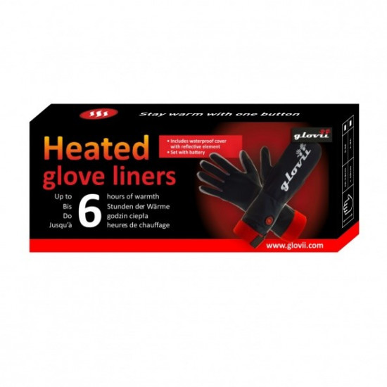 GLOVII HEATED LEATHER GLOVES L-XL, GIBXL