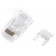 Digitus X-ML-6AU-IMP wire connector RJ45 Transparent