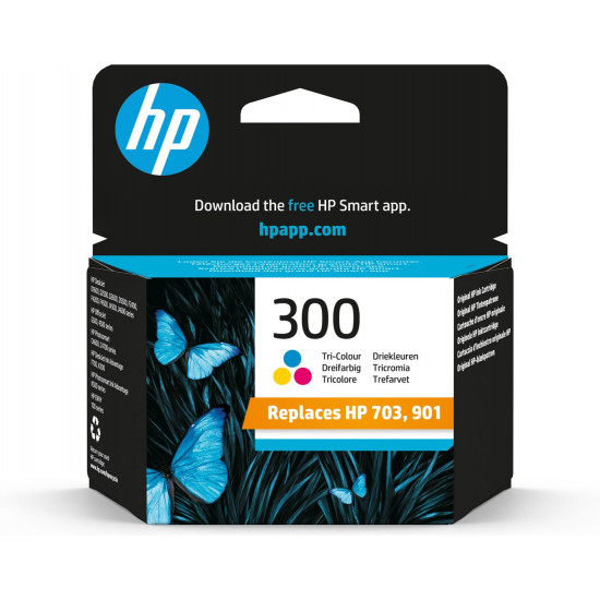 HP 300 TRI-COLOR ORIGINAL INK/EN/PL/HU/CZ/SL CARTRIDGE