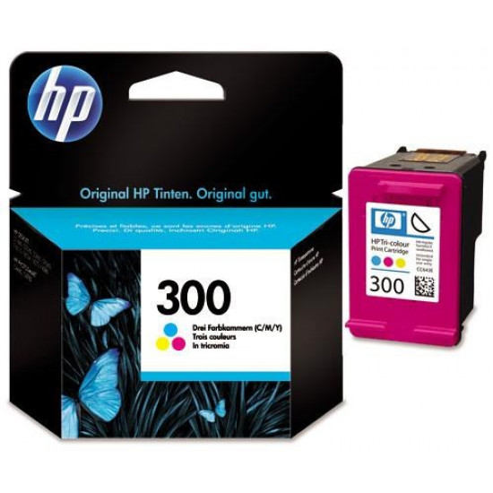 HP 300 TRI-COLOR ORIGINAL INK/EN/PL/HU/CZ/SL CARTRIDGE