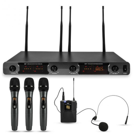 NN WMIC4 Wireless Microphone Sound System