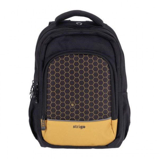 Backpack Misty black Honeycombs Strigo