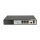 Extralink VICTOR | Switch PoE | 8x Gigabit PoE/PoE+, 2x SFP, 1x Port Konsolowy, 150W, Zarządzalny