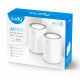 Cudy M1800 2-pack Dual-band (2.4 GHz / 5 GHz) Wi-Fi 6 (802.11ax) White 1 Internal