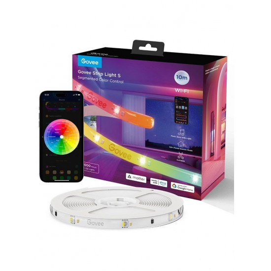 Govee H612C 10m | LED Strip | Wi-Fi, Bluetooth, RGBIC