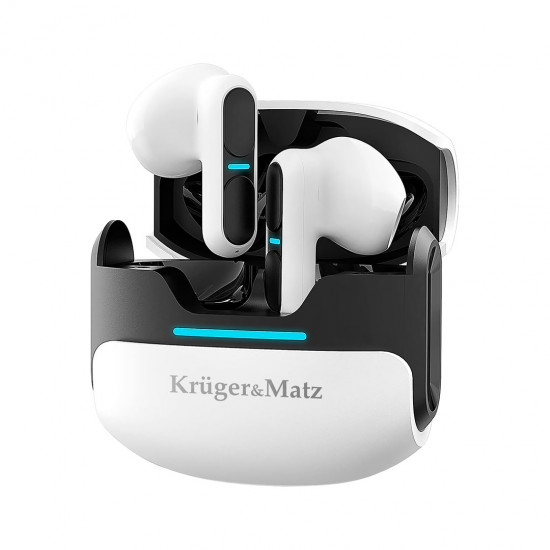 Kruger&Matz M8 wireless in-ear headphones - white