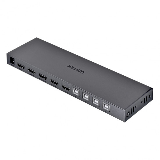 UNITEK V306A KVM switch Grey