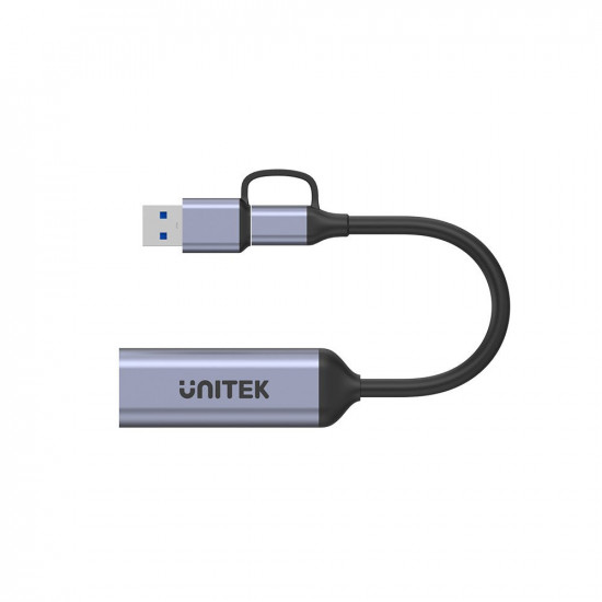 UNITEK V1167A video cable adapter USB Type-A/USB Type-C HDMI Black