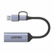 UNITEK V1167A video cable adapter USB Type-A/USB Type-C HDMI Black