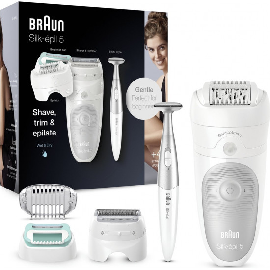 Braun Silk-épil 5 women's epilator + bikini trimmer