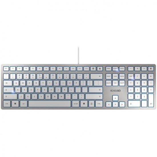 Cherry Keyboard KC 6000 Slim [EU] silver/white