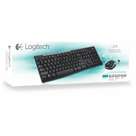 Logitech Wireless Combo MK270 QWERTY UK