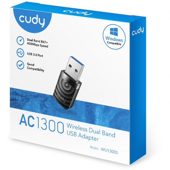 NET Z Cudy AC1300 Wi-Fi USB 3.0 Adapter