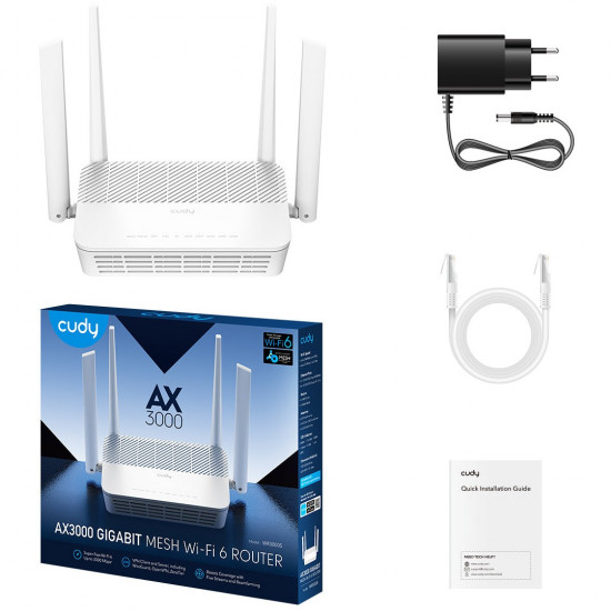 Cudy AX3000 Gigabit Wi-Fi 6 Mesh Router