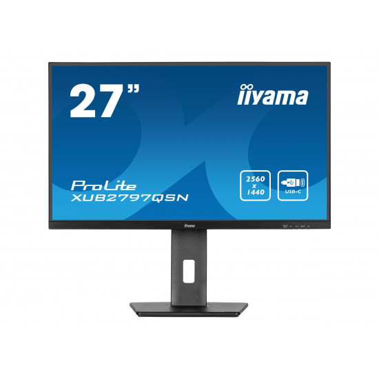 IIYAMA XUB2797QSN-B1 27inch IPS 2560x1440 250cd/m2 1ms HDMI DP USB