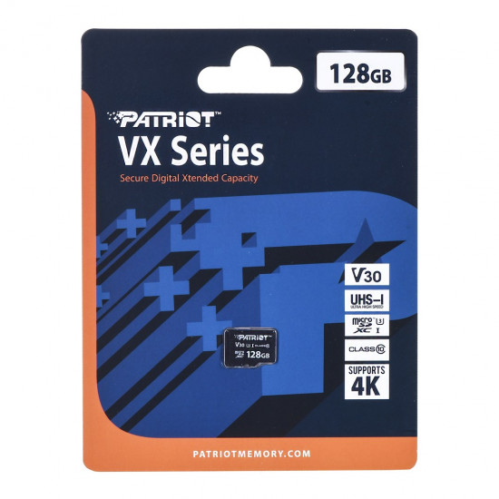 Patriot Memory VX Series 128 GB MicroSDXC UHS-I Class 10