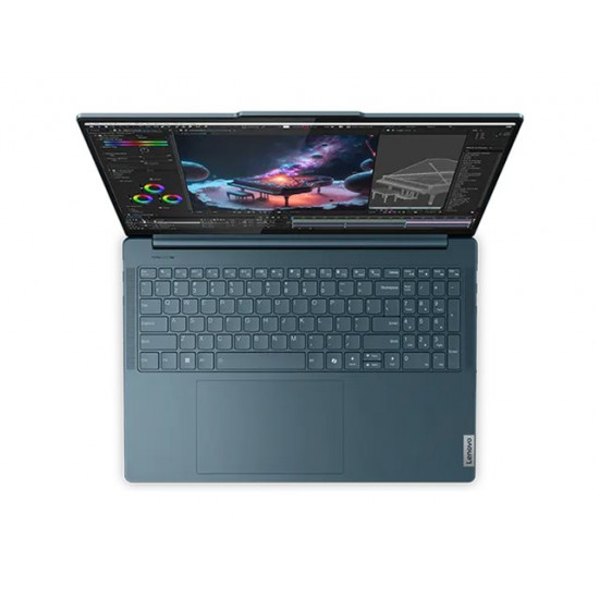 Lenovo Yoga Pro 9 16IMH9 | Tidal Teal | 16  | 3.2K | 3200 x 2000 pixels | Anti-glare | Intel Core U9 | 185H | 32 GB | Soldered LPDDR5x | Solid-state drive capacity 1000 GB | NVIDIA GeForce RTX 4060 | GDDR6 | 8 GB | Windows 11 Pro | 802.11ax | Bluetooth version 5.3 | Keyboard language English | Keyboard backlit | Warranty 24 month(s) | Battery warranty 12 month(s)