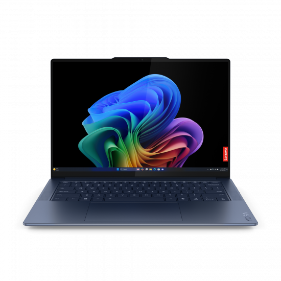 Lenovo Yoga Slim 7 14Q8X9 | Cosmic Blue | 14.5  | OLED | Touchscreen | 3K | 2944 x 1840 pixels | Glossy | Snapdragon X Elite | X1E-78-100 | 32 GB | Soldered LPDDR5x | Solid-state drive capacity 1000 GB | Qualcomm Adreno GPU | Windows 11 Home | 802.11be | Bluetooth version 5.4 | Keyboard language English | Keyboard backlit | Warranty 24 month(s) | Battery warranty 12 month(s)