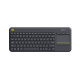 Logitech K400 Plus keyboard RF Wireless Dutch Black