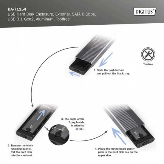 External HDD Enclosure DA-71154