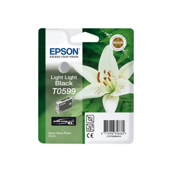 EPSON Tinte Light Light Black T0599 1 x 13 ml Ultrachrome K3 fuer Stylus Photo R4200