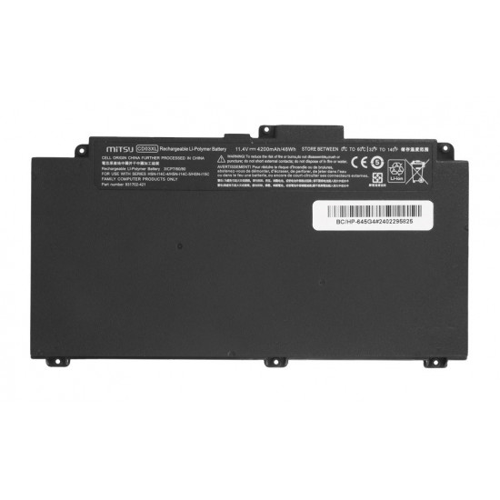 MITSU HP PRO BOOK 4200mAh 48Wh 11,4V