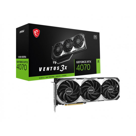 Graphics card RTX 4070 VENTUS 3X E1 12G OC GDDR6 192bit 3DP