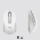 Logitech Signature M650 for Business Mouse wireless Bluetooth 2.4 GHz Bolt USB receiver off-white