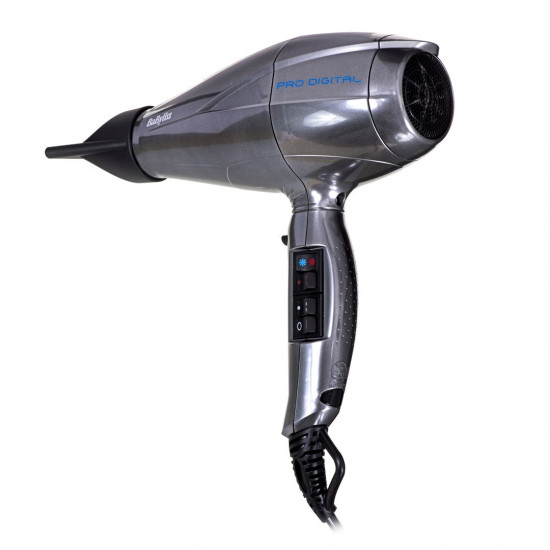 BaByliss Pro Digital Grey, Silver 2200 W