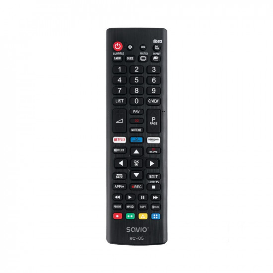 SAVIO Universal remote controller/replacement for LG TV RC-05 IR Wireless