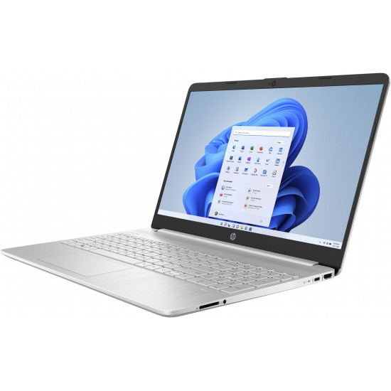 HP 15s-eq2289nw AMD Ryzen™ 3 5300U Laptop 39.6 cm (15.6) Full HD 8 GB DDR4-SDRAM 256 GB SSD Wi-Fi 5 (802.11ac) Windows 11 Home Silver